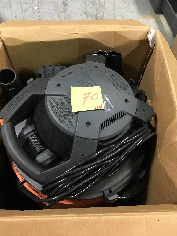 RIDGID 16 Gal. 6.5 Peak HP NXT Wet Dry Vac with Detachable Blower USED in good condition