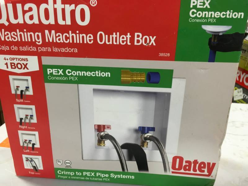 lot 7 image: Oatey Quadtro 14 Turn PEX Standard Display in good condition