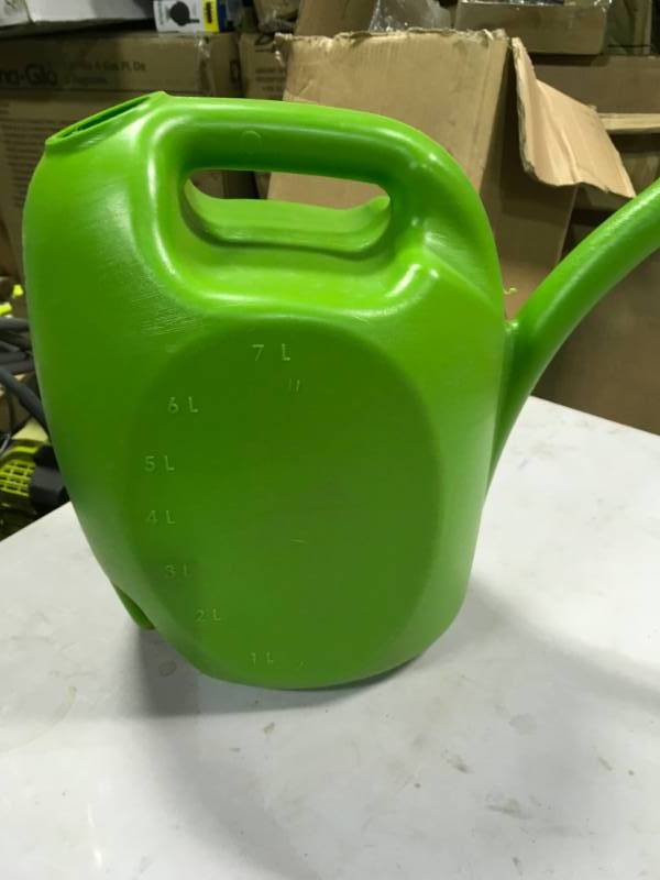 lot 19 image: Southern Patio Southern Patio 2 Gal. Green Watering Can  in good condition