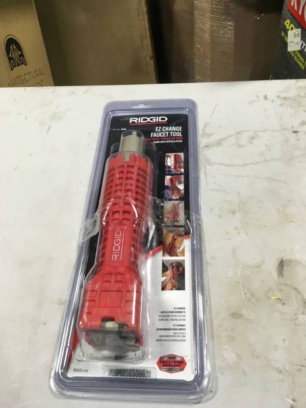 lot 26 image: RIDGID EZ Change Faucet Tool  in good condition