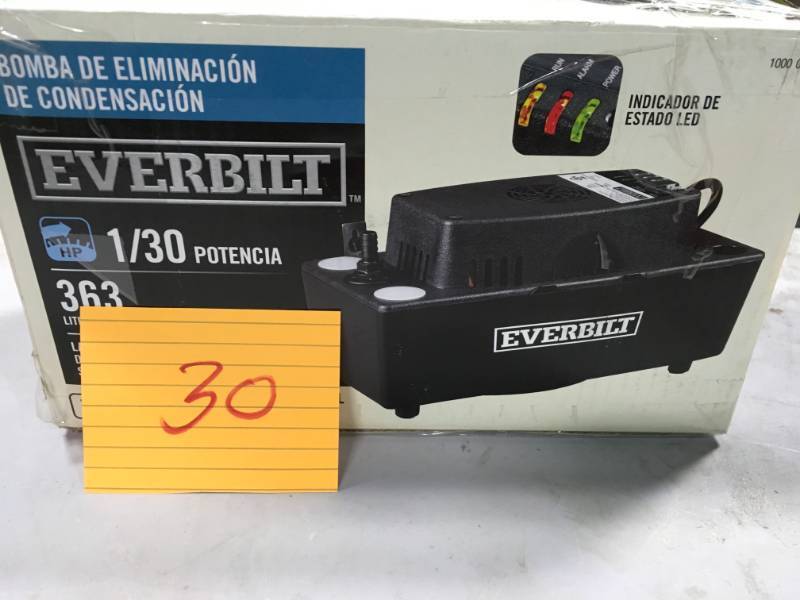lot 30 image: Everbilt 120-Volt Condensate Removal Pump  in good condition