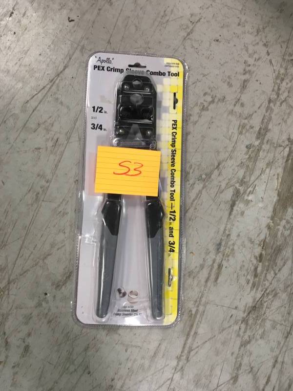 lot 53 image: Apollo 12 in. and 34 in. PEX SS Sleeve Tool  in good condition