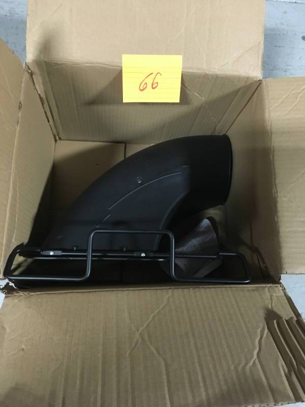 lot 66 image: RYOBI 21 in. 40-Volt Lawn Mower Side Discharge Accessory  in good condition