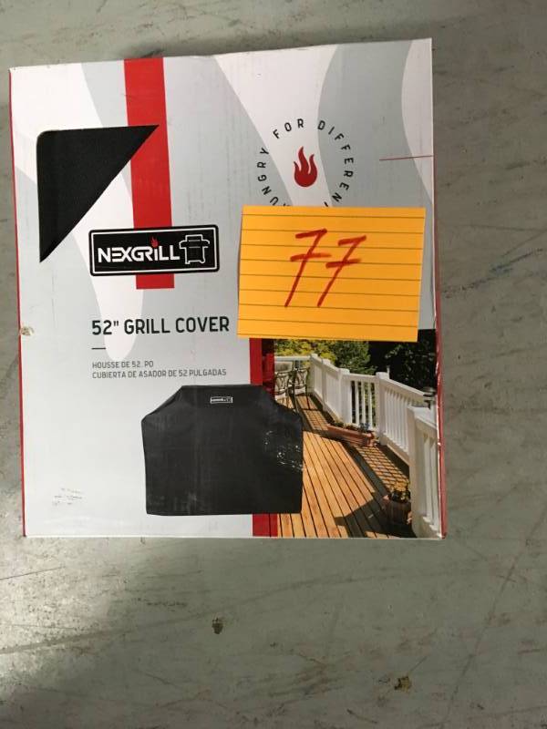lot 77 image: Nexgrill Grill Tools 51 in. Grill Cover Black 700-0888t in good condition