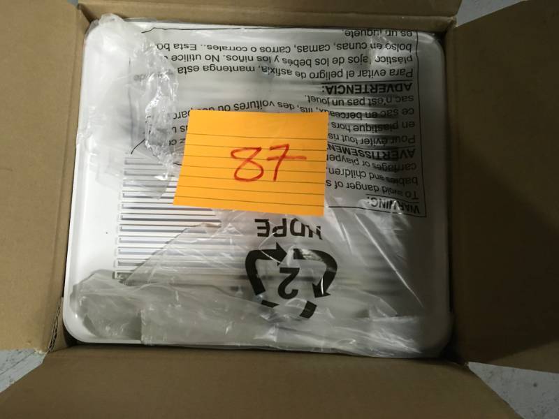 lot 87 image: Hampton Bay 50 CFM Ceiling Bathroom Exhaust Fan t in good condition