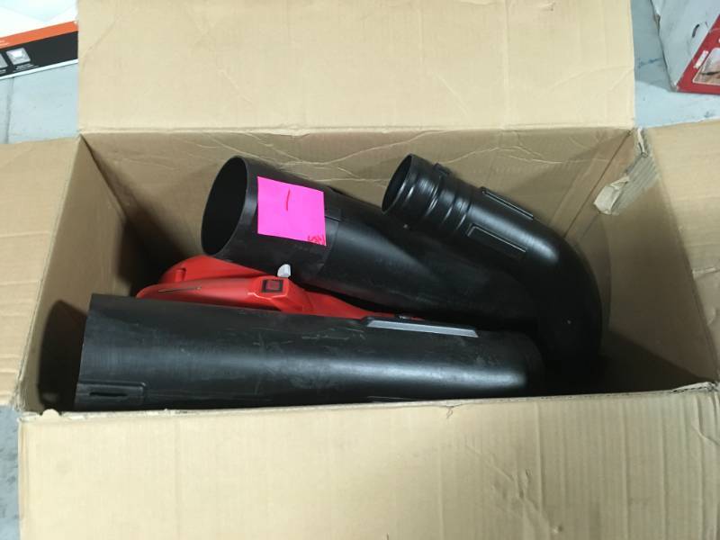 lot 1 image: Homelite 150 MPH 400 CFM 26cc Gas Handheld Blower Vacuum USED in good condition