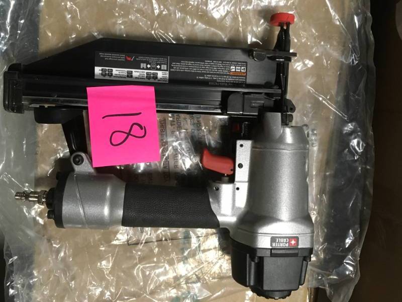 lot 18 image: Porter-Cable Pneumatic 16-Gauge 2-12 in. Nailer  in good condition