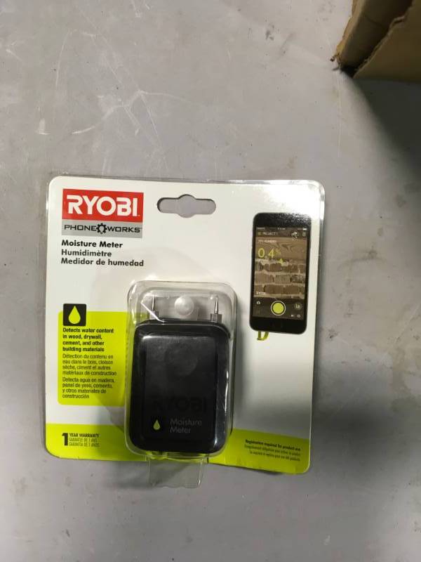 lot 56 image: RYOBI PHONE WORKS Moisture Meter  in good condition