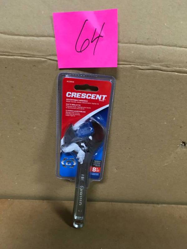 lot 64 image: Crescent 8 in. Adjustable Wrench  in good condition