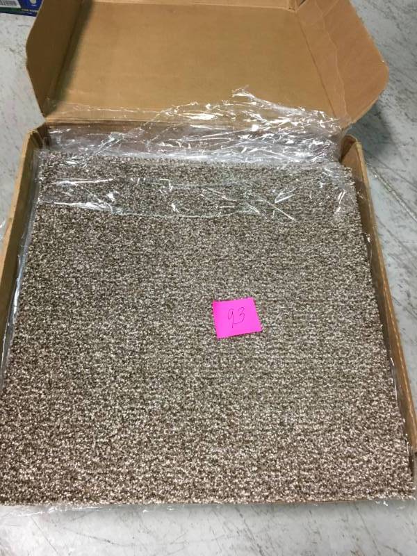 lot 93 image: Simply Seamless Vintage Elements Reclaimed Wood Texture 24 in. x 24 in. Residential Carpet Tile (10 TilesCase) not used