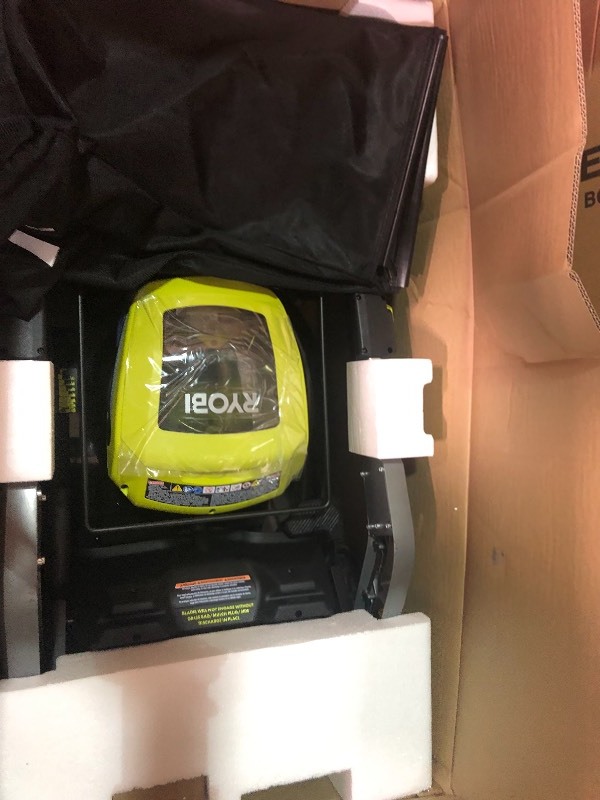 lot 106 image: Ryobi 21 40V Self Propel lawn mower not used