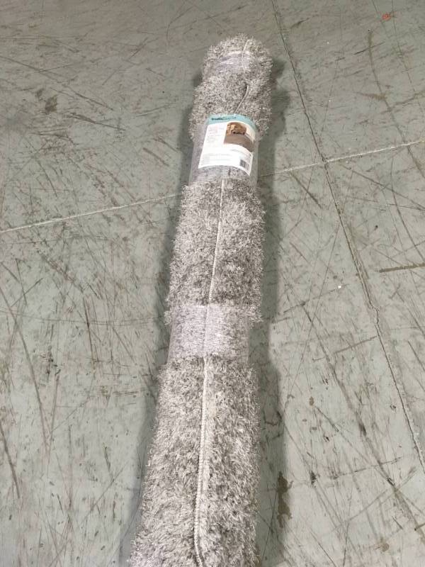 lot 43 image: TrafficMASTER Chrome Shag 5 ft. x 7 ft. Area Rug not used