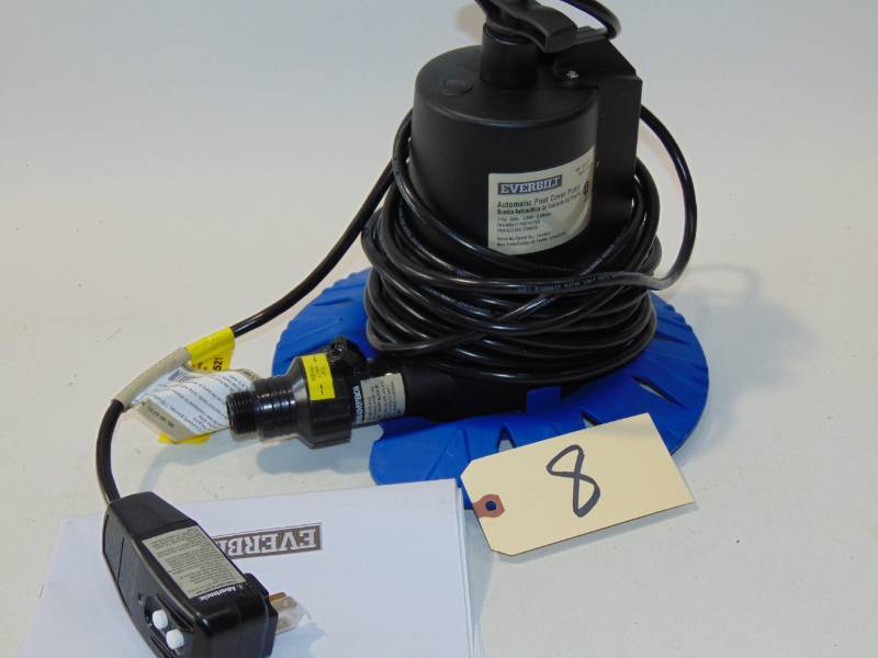 lot 8 image: automatic submersible utility pump