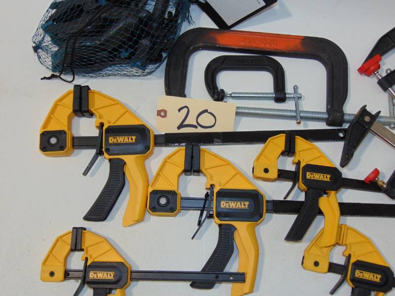 lot 20 image: DEWALT BESSY Clamps