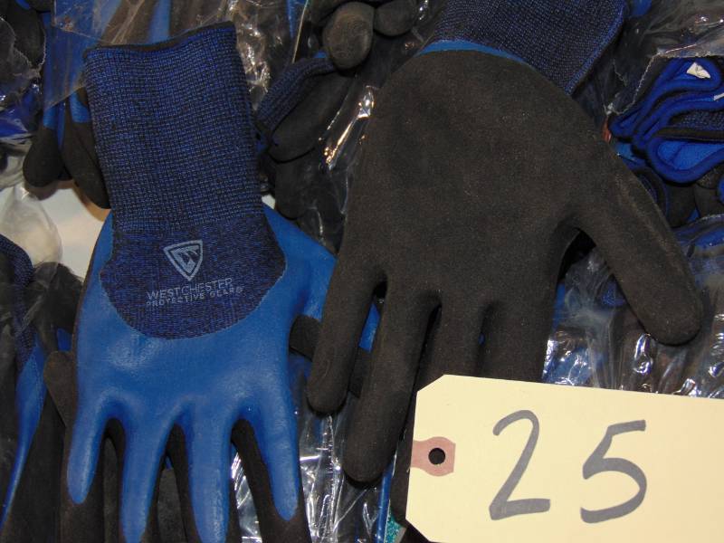 lot 25 image: 75 Pair  Large Double Dipped Latex Glove
