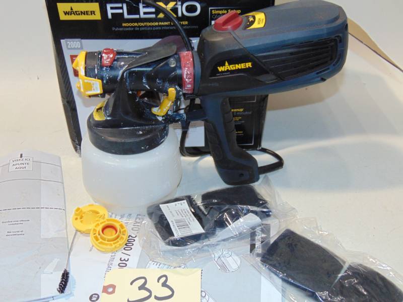 lot 33 image: Wagner Flexio 2000 HVLP Sprayer