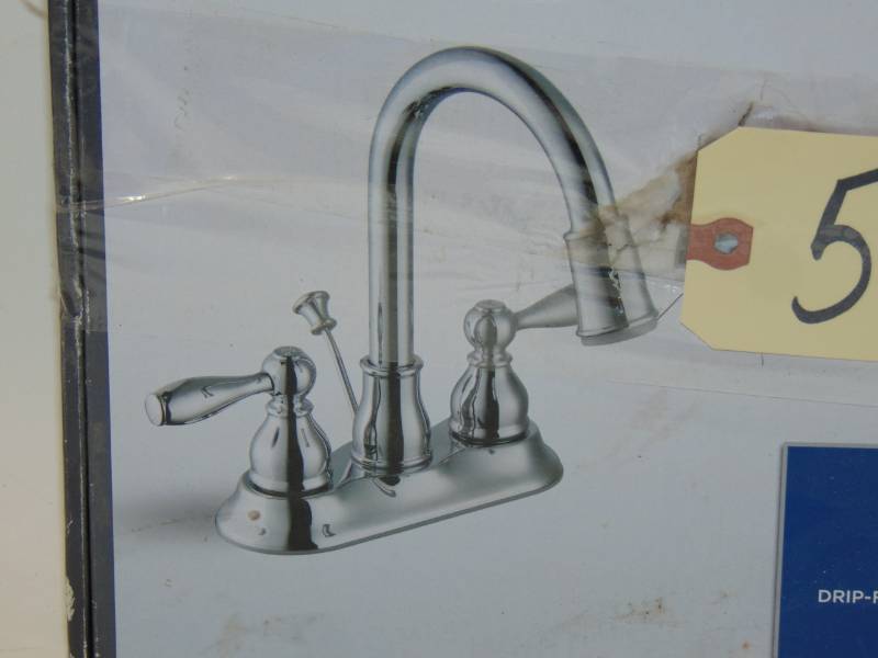 lot 55 image: Bathroom Faucet  Chrome