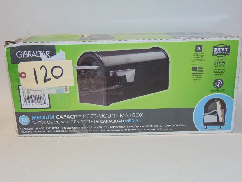 lot 120 image: Gibraltar  Medium Mailbox