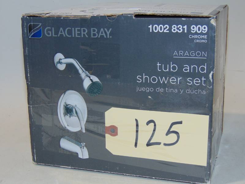 lot 125 image: Tub and Shower Faucet Chrome Valve