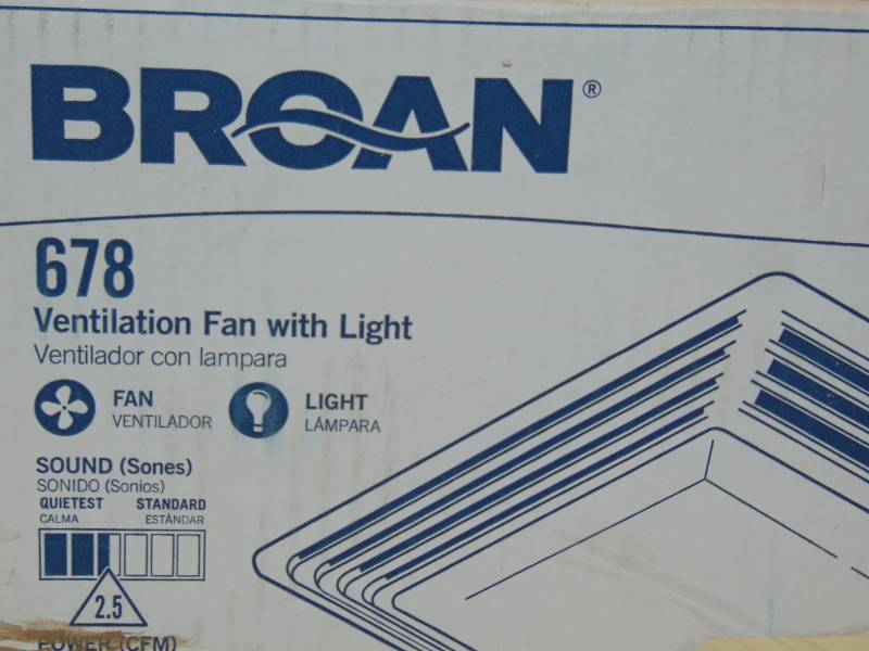 lot 131 image: Broan Bathroom Exhaust Fan