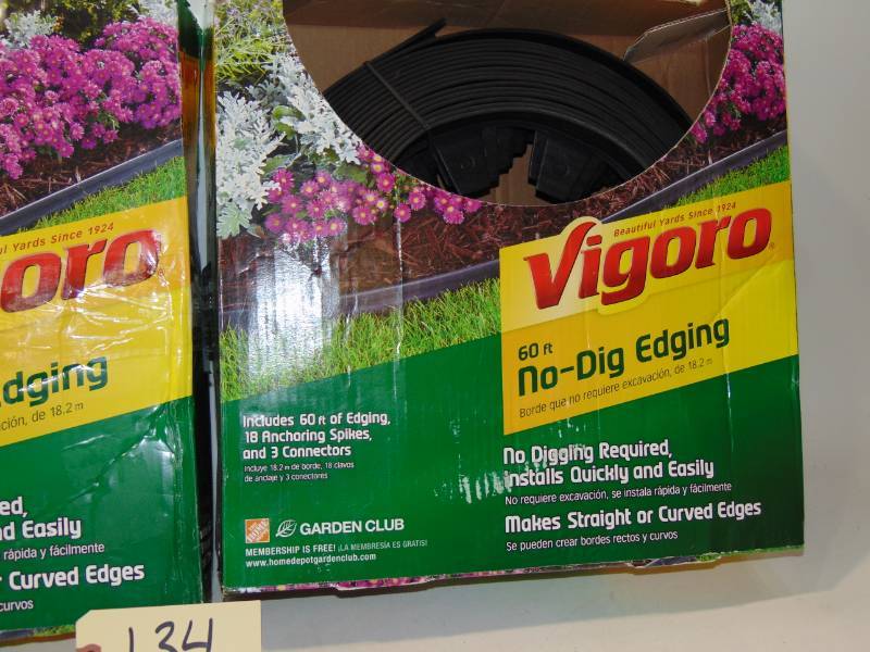lot 134 image: Vigoro 120 ft. No-Dig Edging Kit