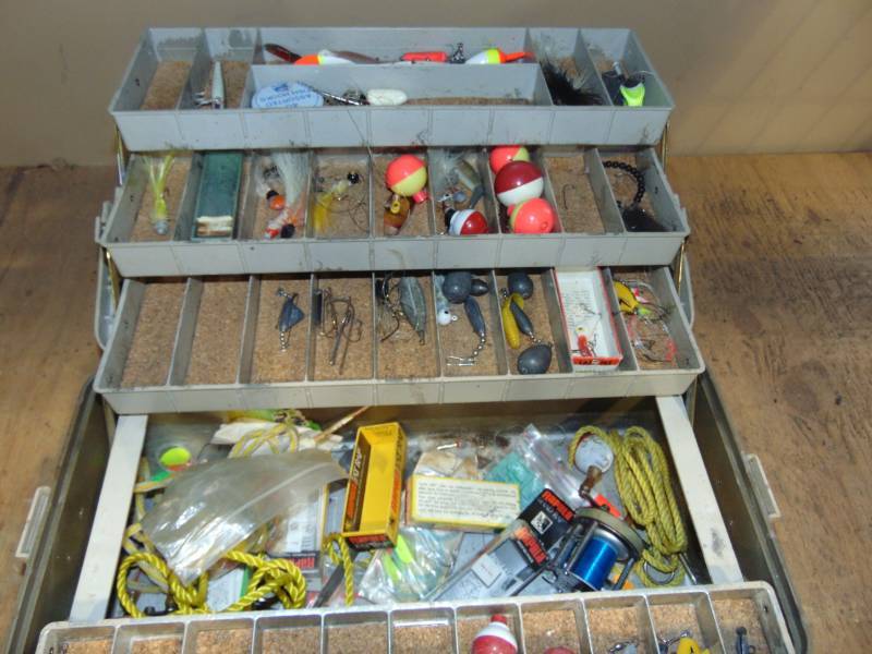 lot 33 image: Tackle Box With Misc Tackle