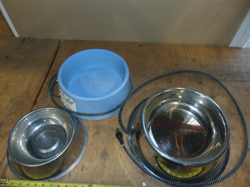 lot 59 image: (3) Pet Dishes