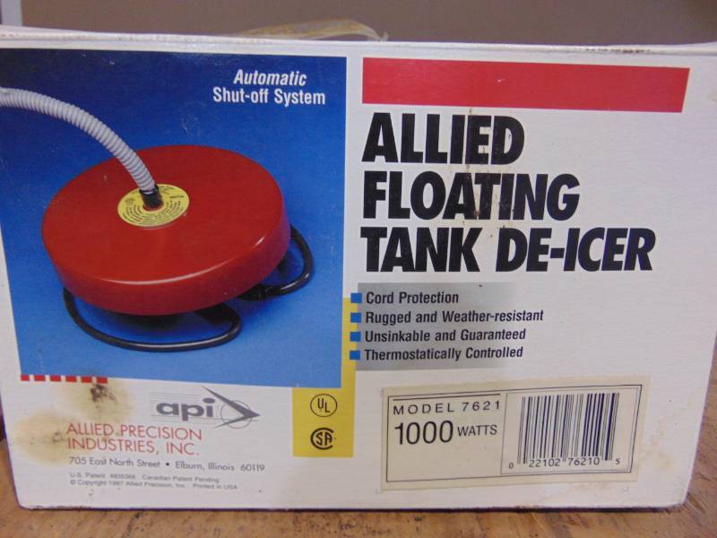 lot 64 image: Allied Floating Tank De-Icer