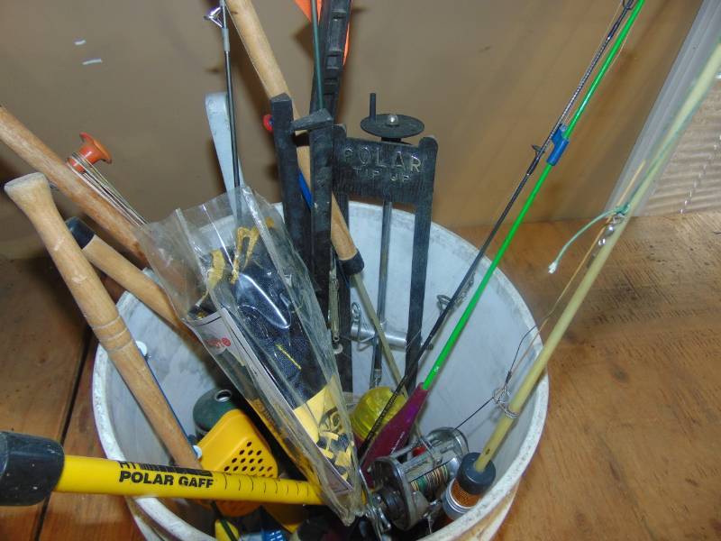 lot 87 image: Lot of Ice Fishing Rods and Supplies