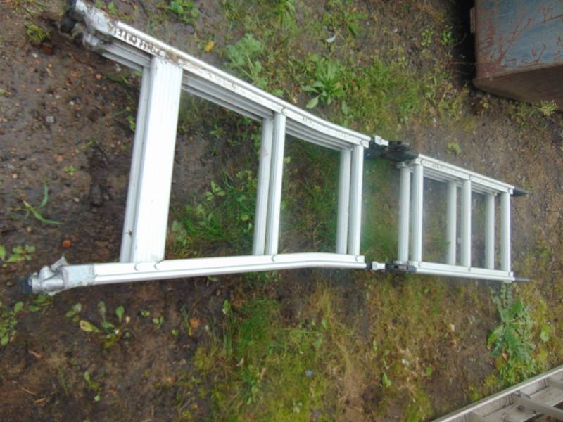 lot 95 image: Adjustable A-Frame Ladder