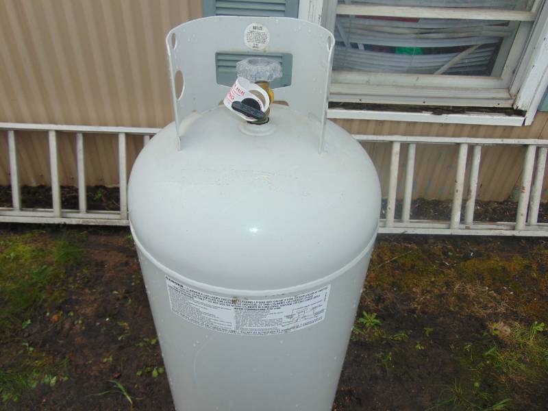 lot 97 image: 100 lb Propane Cylinder