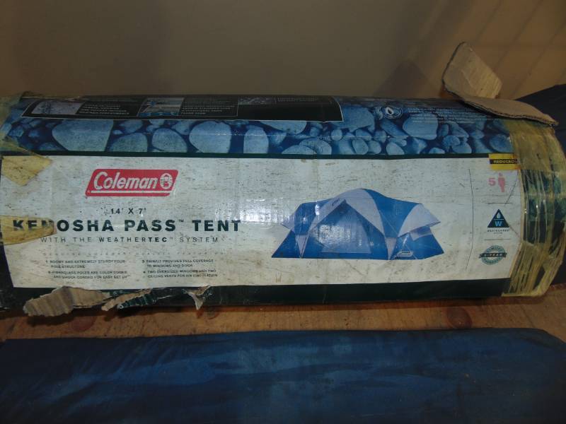 lot 126 image: Coleman 7 x 14 Tent
