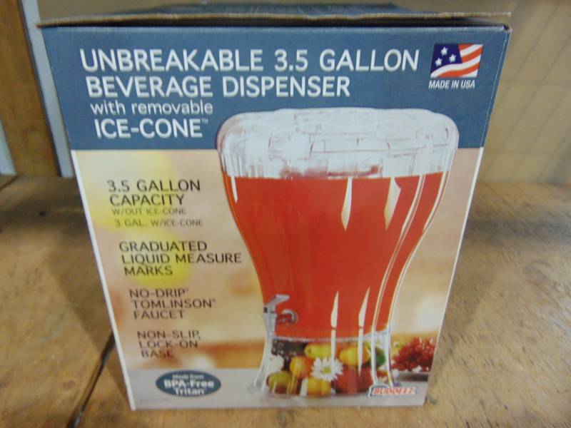 lot 130 image: 3.5 Gallon Beverage Dispenser
