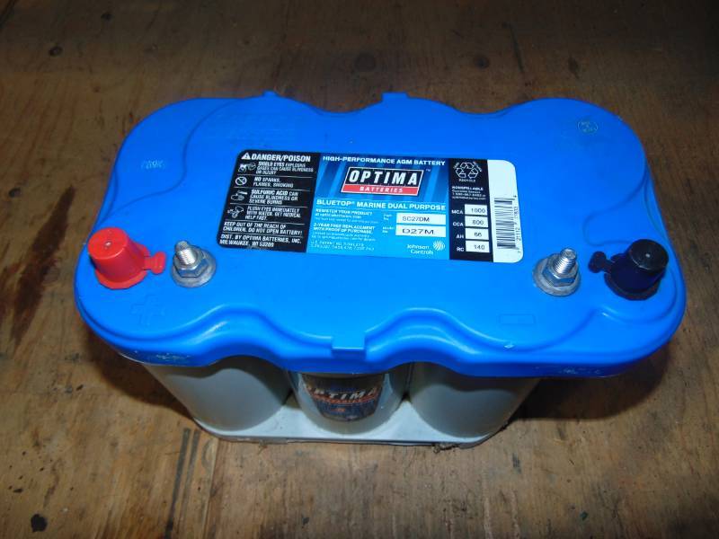 lot 138 image: Optima D27M Marine Battery
