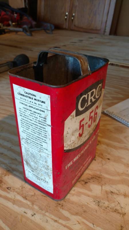 lot 52 image: Antique CRC 5-56 Can