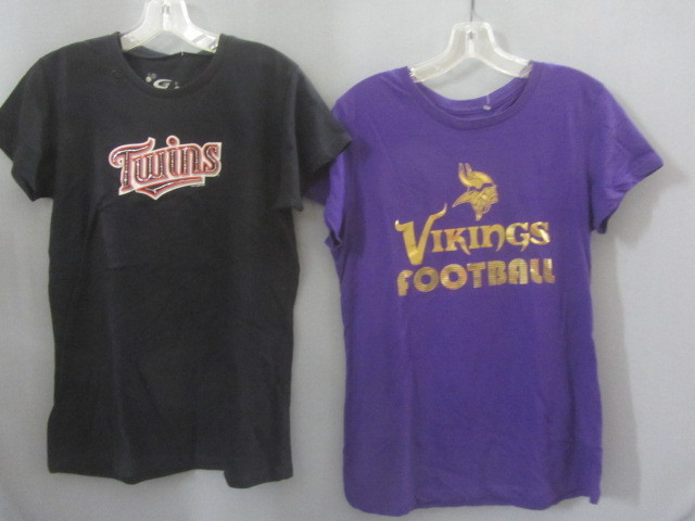lot 105 image: MN Vikings, Twins Shirts
