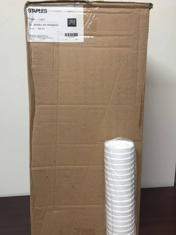 lot 74 image: Foam Cups