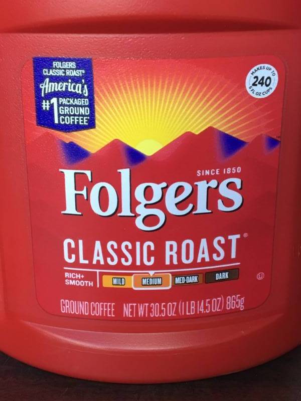 lot 41 image: Folgers Coffee