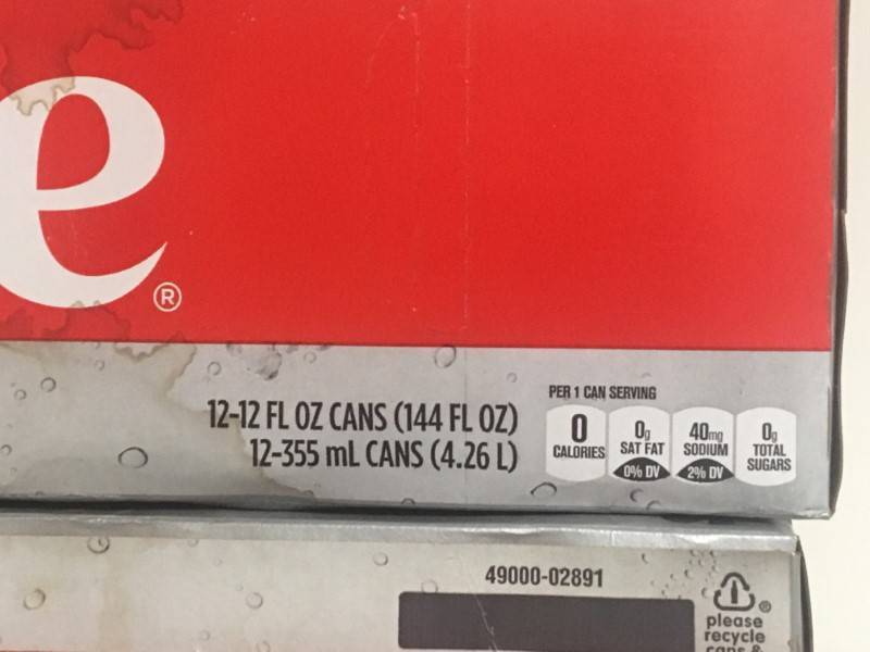 lot 102 image: Diet Coke