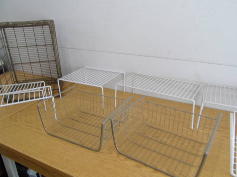 Metal Crate - Shelf Organizers