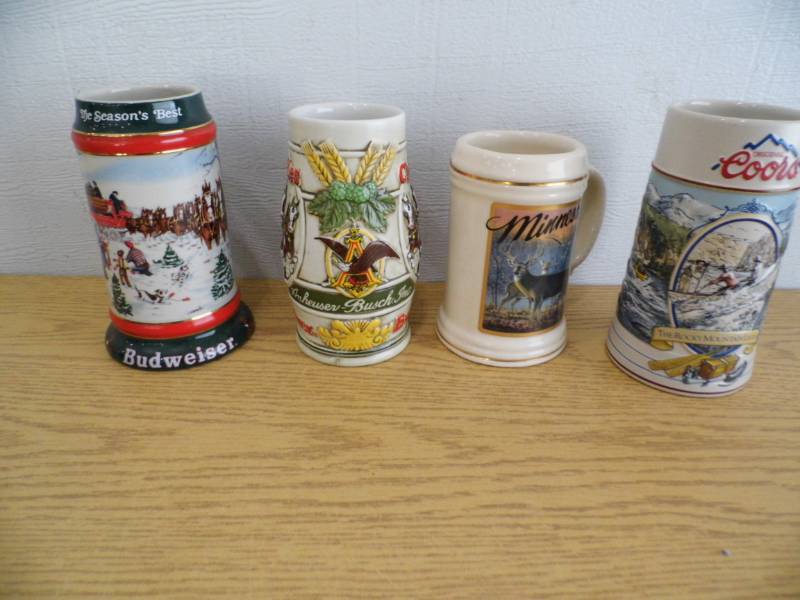 Lot of 4 Steins