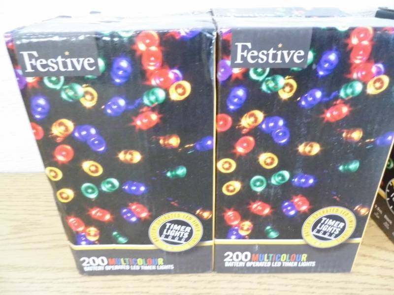 Lot of LED Battery Operated Christmas Lights