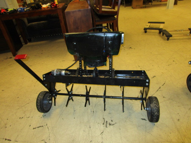 lot 413 image: CUSTOM BUILT AERATOR AND SPREADER