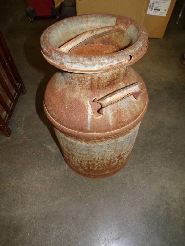 lot 56 image: Vintage Cream Can
