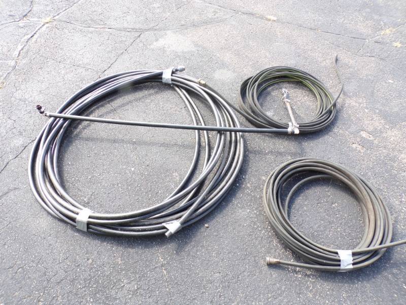 lot 67 image: Roll of PVC Pipe and 2 Soaker Hoses