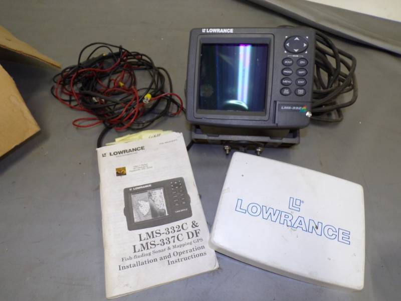 lot 116 image: Lowrance LSM-332c Depth Finder