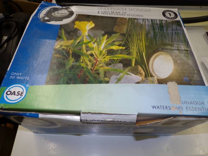 lot 126 image: Underwater Spotlight for Pond