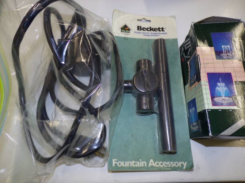 lot 133 image: Pond Water Pump and Fountain Parts