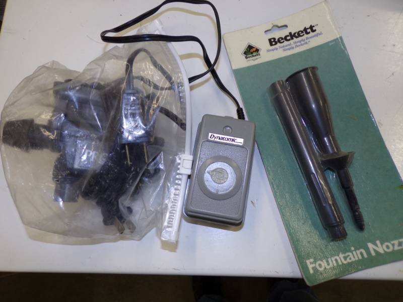lot 134 image: Pond Water Pump and Fountain Parts