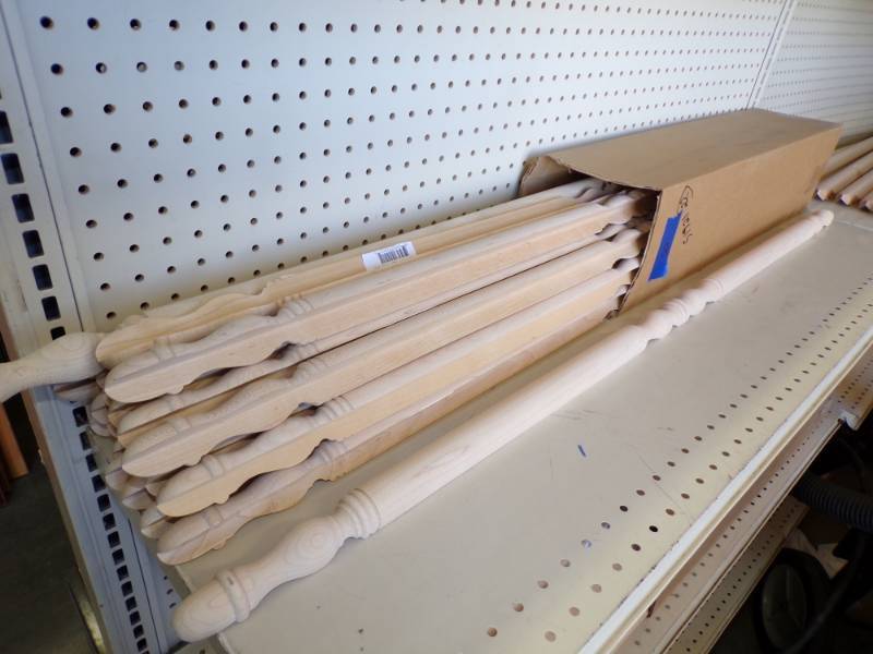 lot 149 image: Case of 23 Maple Corner Molding # 51921